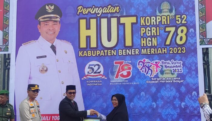 Empat Guru Bener Meriah Terima Penghargaan PMM