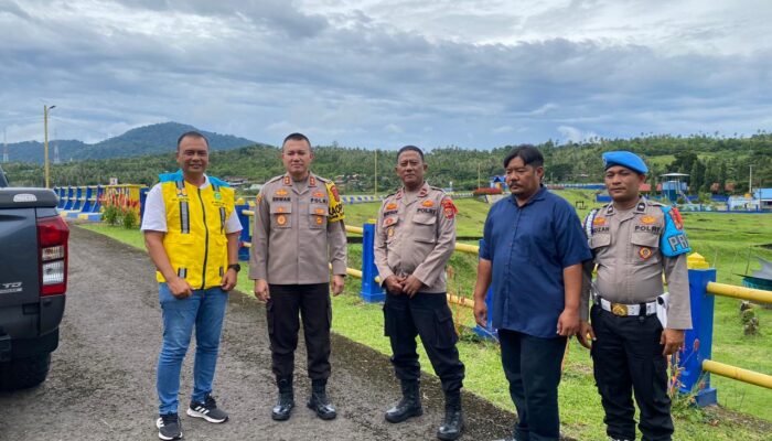 Kapolres Sabang Tinjau Waduk Payaseunara Untuk Antisipasi Banjir