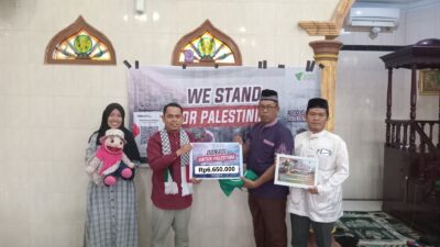 Dongeng Kemanusiaan SD Swasta PAB 15 Salurkan Donasi Untuk Palestina Melalui DD Waspada