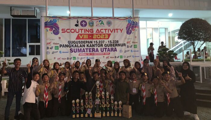 Pramuka MAPN 4 Medan Raih Juara Umum Lomba Scouting Activity Ke-VIII 2022
