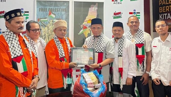 PNA Pidie Serahkan Dana Rp58 Juta Untuk Rakyat Palestina