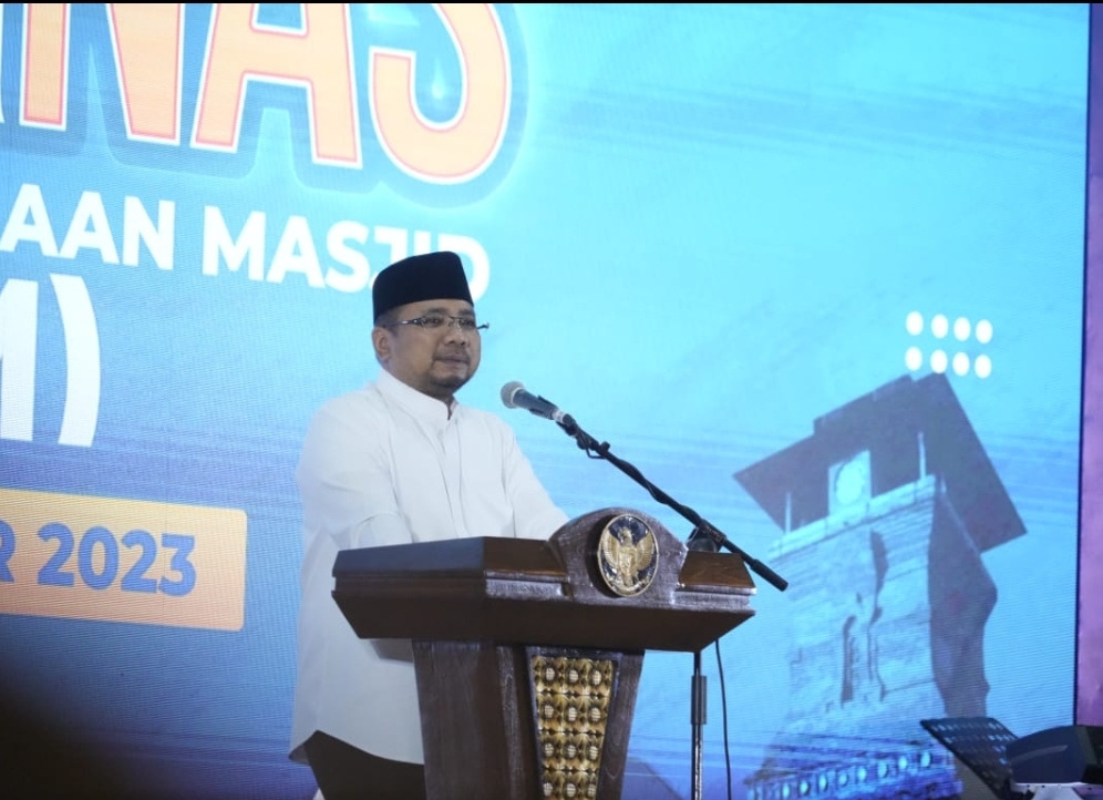 Buka Rakernas BKM, Menag Yaqut: Jangan Jadikan Masjid sebagai Tempat Berpolitik Praktis