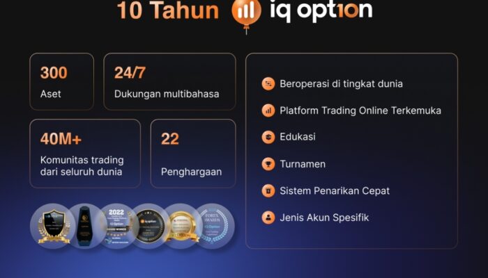 Genap 1 Dekade, Ini Tips IQ Option Tingkatkan Layanan Trading Terbaik