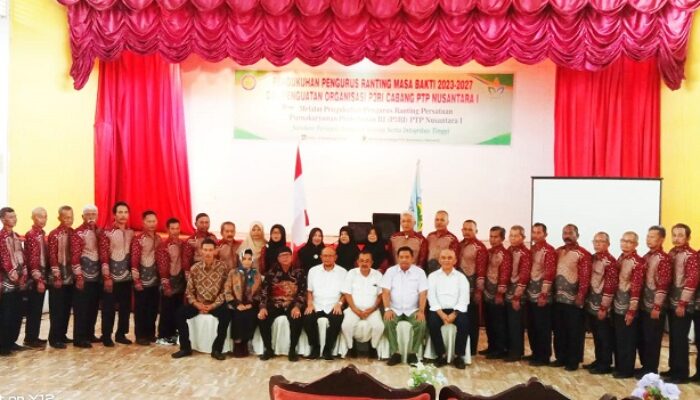 P3RI PTPN I Kukuhkan Enam Pengurus Ranting