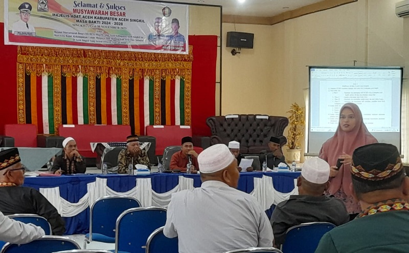 Zakirun Pohan Terpilih Secara Aklamasi Pimpin MAA Aceh Singkil