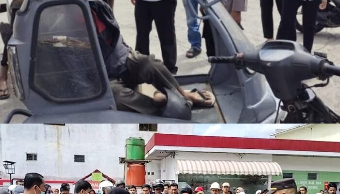 Warga Sidimpuan Heboh, Parbetor Tewas Di SPBU