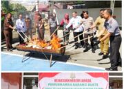 Kejari Langsa Blender Dan Bakar BB 51 Perkara Inkrah