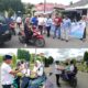 Tim Kampanye Daerah (TKD) Prabowo-Gibran membagikan makan siang dan susu gratis kepada masyarakat dan anak sekolah, Selasa (28/11). Waspada/Ist