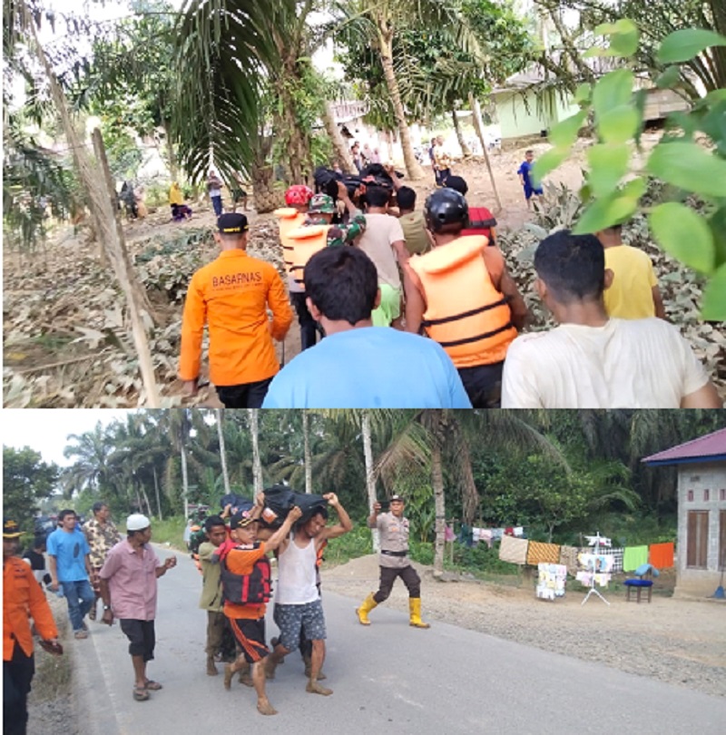 Lansia Hanyut Di Sungai Ditemukan Meninggal