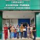 Direktur RSUD Bangun Purba dr Aguswan Siregar, pegawai dan staf berfoto bersama memperlihatkan piagam penghargaan. (Waspada/ist).