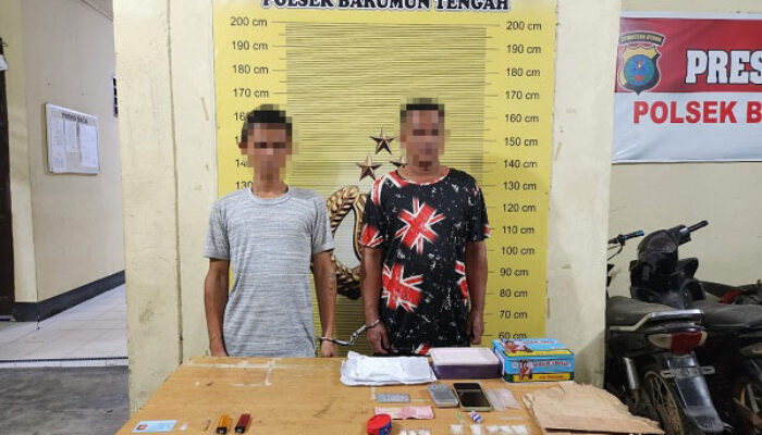 Polsek Barteng Tangkap Tersangka Pengedar Sabu