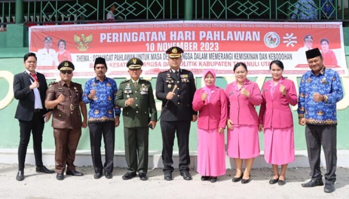 Forkopimda Taput Upacara Peringatan Hari Pahlawan Ke-78