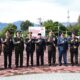 Pj Bupati Aceh Besar Muhammad Iswanto, foto berama Forkopimda usai Upacara peringatan Hari Pahlawan ke-78 tahun 2023 di halaman Kantor Bupati Aceh Besar, Jumat (10/11). (Waspada/Zafrullah)