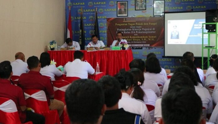 Lapas Pematangsiantar Terima Pengarahan Dari Kakanwil Kemenkumham Sumut