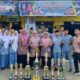 Kepala MAN 1 Padangsidimpuan Dra.Hj. Wasliah Lubis, S.Pd, MA (5 kanan depan) foto bersama dengan Tim Paskibra MAN 1 Padangsidimpuan yang berhasil meraih 3 juara umum Lomba Jaguar Vol.2 Tahun 2023.Waspada/ist.