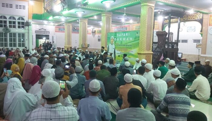 Ahmad Al Habsyi Safari Dakwah Di Masjid Raya P.Brandan