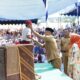 Bupati Madina HM Jafar Sukhairi Nasution dan Ketua TP PKK Madina Eli Mahrani Jafar Sukhairi Nasution meresmikan MDA Al Hidayat di Desa Bangunpurba, Lembah Sorik Marapi, Madina, Selasa (21/11). Waspada/Ist