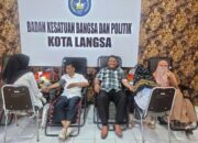 Gaungkan Kepedulian Sesama, Kesbangpol Langsa Donor Darah