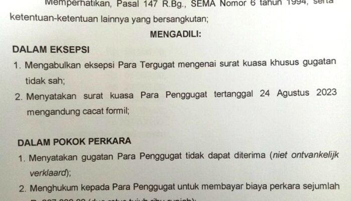 2 Petani Di Natal Selamat Dari Gugatan Ganti Rugi Rp30 M