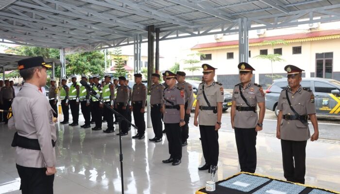 4 Pejabat Di Lingkungan Polres Batubara Dilantik