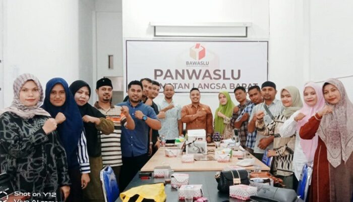 PKD Panwaslucam Langsa Barat Ikuti Penguatan Kapasitas Pengawasan Pemilu