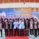 KETUA Umum DPD BKPRMI Kota Subulussalam, Jaminuddin Berutu, S.P.dI, M.Si (tengah) dan pengurus lain foto bersama dengan DPW BPKRMI Aceh. (Waspada/Ist)