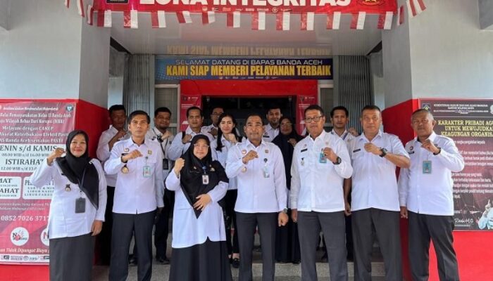 Arsiparis Ahli Muda Sekjen Kemenkumham RI Kunjungi Bapas Kelas II Banda Aceh