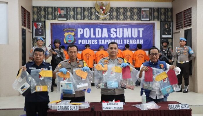 20 Hari Ops Sikat Toba 2023, Polres Tapteng Ungkap 15 Laporan