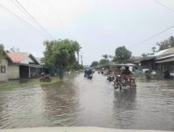 Ibukota Singkil Kembali Dikepung Banjir, Transportasi Lumpuh, Jembatan Jebol