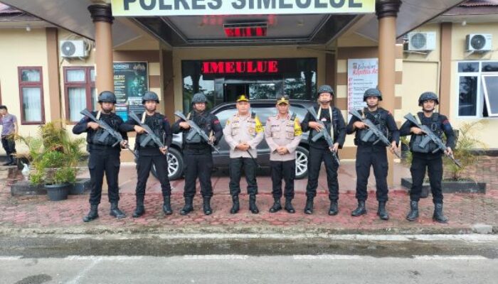 Polres Simeulue Datangkan Tambahan Personel Pengamanan MTQ XXXVI