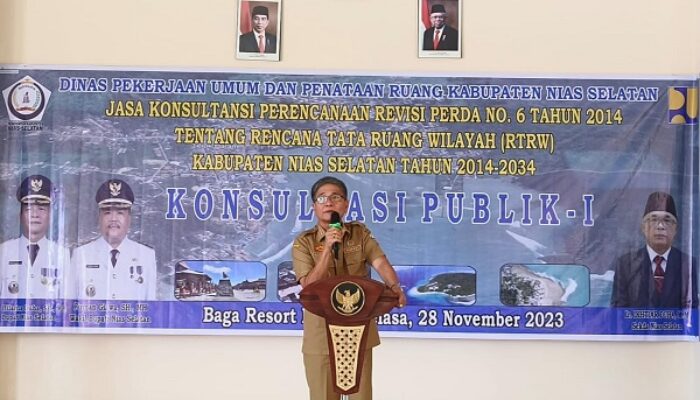 PUPR Nisel Gelar Konsultasi Publik Revisi Perda RTRW