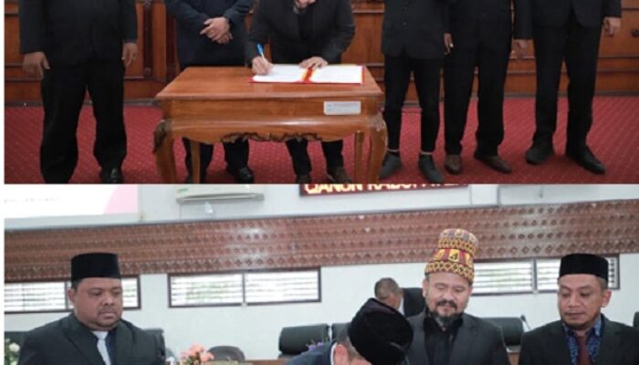 Seluruh Fraksi DPRK Aceh Besar Sepakati APBK 2024