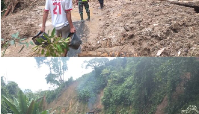 Lintas Aceh Timur – Gayo Lues Putus Tertimbun Longsor