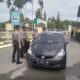 Mobil Honda Jazz yang diduga membawa narkoba jenis sabu saat diamankan Polres Aceh Tamiang dalam razia rutin yang dilaksanakan Satlantas Polres setempat,Rabu (29/11) pagi.(Waspada/Ist).