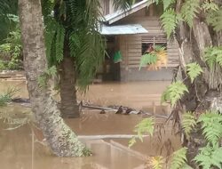 Sungai Besitang Meluap, Pemukiman Warga Desa Sekoci Terendam Banjir