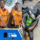 Tim Opsnal Satres Narkoba Polres Pematangsiantar meringkus terduga pelaku, pria RM, 43, dan pria CM, 40, di Jl. Sisingamangaraja, Kel. Setia Negara, Kec. Siantar Sitalasari, Rabu (29/11) pukul 01:00 dan menyita barang bukti sabu, HP dan sepeda motor dari RM dan CM.(Waspada-Ist).