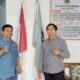 Ketua PWI Deliserdang Lisbon Situmorang (kiri) bersama Sekretaris Edward Limbong (kanan). (Waspada/ist).