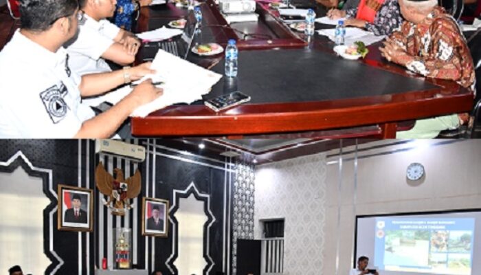 Pj Bupati Agara Rapat Koordinasi Penanganan Bencana Alam