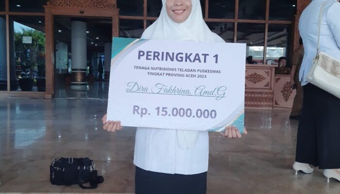 Puskesmas Sukajaya Sabang, Juara 1 Program Inovasi Kesehatan Tingkat Provinsi