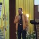 Waka Wantim Golkar Sumut Syahrul M. Pasaribu saat menjadi narasumber pembekalan 115 Caleg Golkar se-Labuhanbatu Raya. (Waspada/Ist)