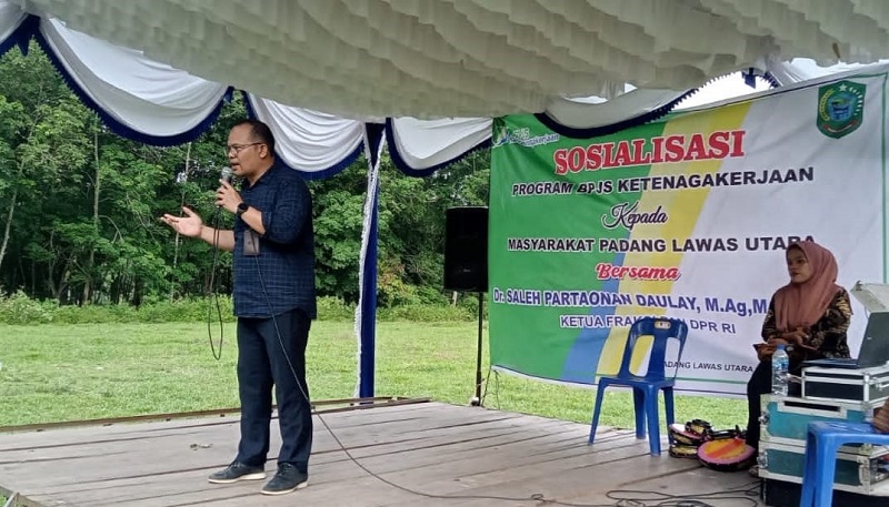 BPJamsostek P.Sidimpuan Sosialisasikan Manfaat Perlindungan Sosial