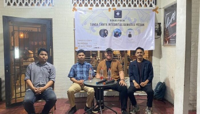 Institut Kolektif Medan Gelar Diskusi Publik Pertanyakan Integritas Bawaslu Medan Jelang Pemilu 2024