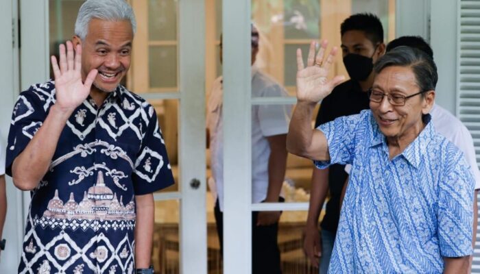 Ganjar Bertemu Mantan Wapres Boediono, Bahas Ekonomi Dan Kepemimpinan