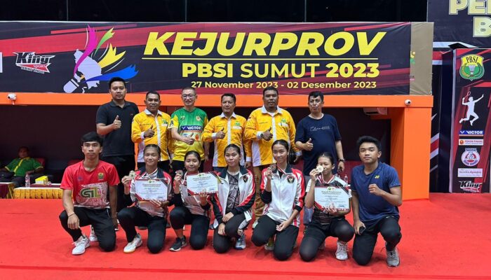 Asahan Sabet 2 Emas Kejurprov PBSI Sumut