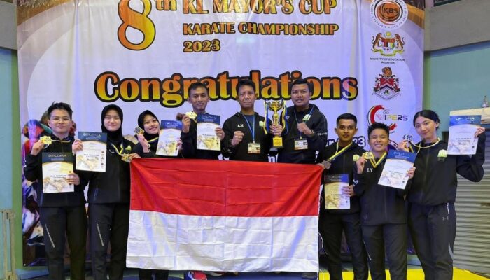 Tim Karate PON Aceh Sabet 3 Emas