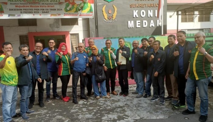 KONI Bandung Kunjungi KONI Medan