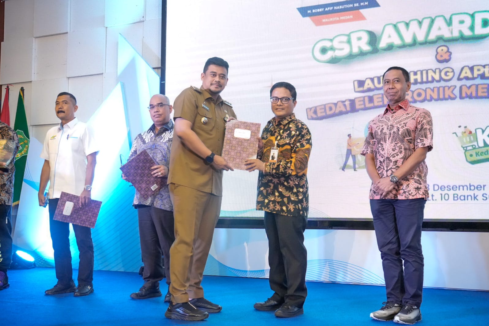 Bobby Nasution Berikan CSR Award Pada Perusahaan CSR Terbesar Dan Berkala