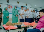 Bantu Kesembuhan Anak Penderita Kanker, YKI Medan Dan Kodim 0201/Medan Gelar Donor Darah