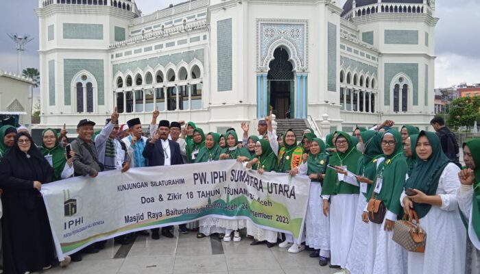 IPHI Sumut Kirim 300 Haji Dan Hajjah Ikuti Doa Dan Zikir Bersama Di Aceh Kenang 18 Tahun TragediTsunami