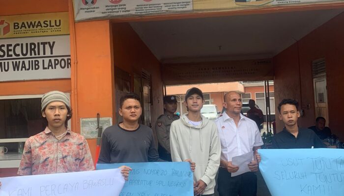 Mahasiswa Kembali Unjuk Rasa  Terkait Dugaan Penyalahgunaan APBN Desa